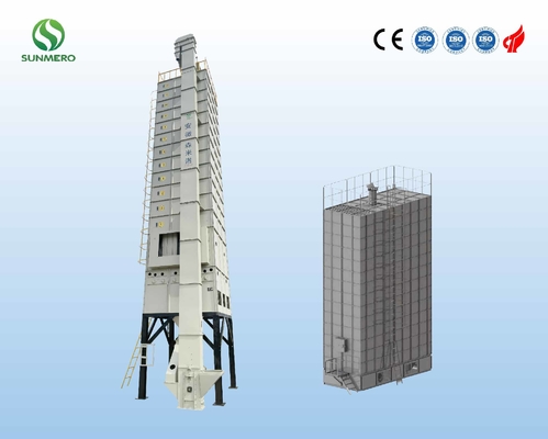 15T Paddy Dryer Machine For Paddy, der Mitte bevor dem Reis-Mahlen trocknet