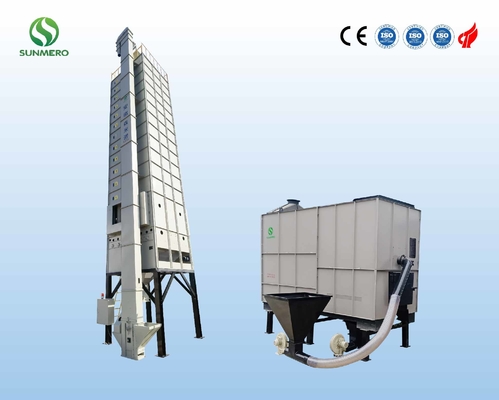 5.5kW 200 Tonnen große Kapazitäts-Paddy Grain Dryer With Husk-Ofen-