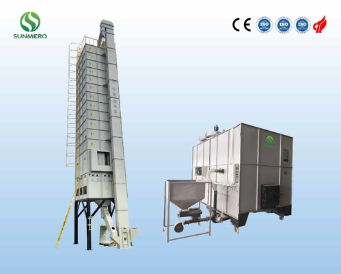 Maschine 80T Paddy Dryer Machine Agriculture Farm mit Reis-Hülse-Ofen