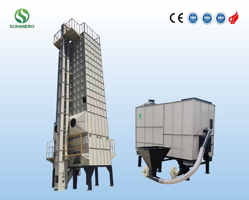Vertikaler Edelstahl-Reihen-Korn-Trockner 60 Tonnen für Paddy Drying