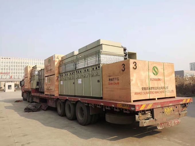 Reihe 22ton, die Reis-Korn-Trockner für Bangladesch-Reismühle-Anlage 3 rezirkuliert